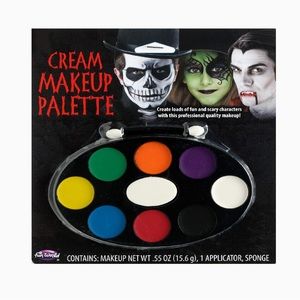 FUN WORLD Halloween Cream Makeup Palette Set NWT